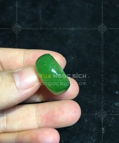 Nhẫn Bầu Ngọc Bích Nephrite Jade VIP (VNB-NN030-3) 17 Nhẫn Bầu Ngọc Bích Nephrite Jade VIP (VNB-NN030-3)