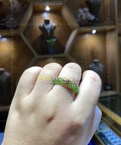 Nhẫn Ngọc Bích Nephrite Jade (VNB-NN030-4)