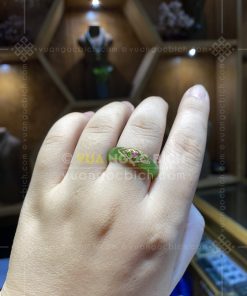 Nhẫn Ngọc Bích Nephrite Jade (VNB-NN030-4)