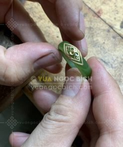 Nhẫn Ngọc Bích Nephrite Jade (VNB-NN030-4)