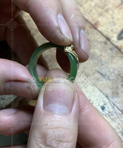 Nhẫn Ngọc Bích Nephrite Jade (VNB-NN030-4)