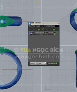 Nhẫn Ngọc Bích Nephrite Jade (VNB-NN030-4)