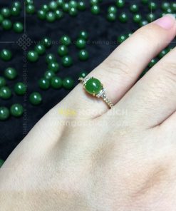 Nhẫn Ngọc Bích Nephrite Jade (VNB-NN162) 20 Nhẫn Ngọc Bích Nephrite Jade (VNB-NN162)
