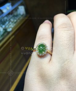 Nhẫn Ngọc Bích Nephrite Jade (VNB-NN163) 13 Nhẫn Ngọc Bích Nephrite Jade (VNB-NN163)