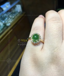 Nhẫn Ngọc Bích Nephrite Jade (VNB-NN163) 12 Nhẫn Ngọc Bích Nephrite Jade (VNB-NN163)