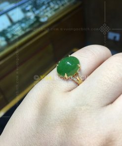 Nhẫn Ngọc Bích Nephrite Jade (VNB-NN165)