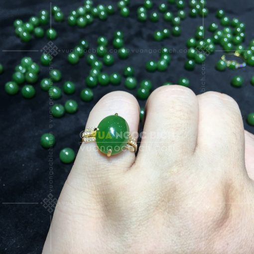 Nhẫn Ngọc Bích Nephrite Jade (VNB-NN167)