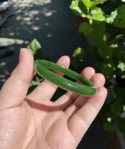 Vòng Tay Ngọc Bích Bản Liền Khối VIP Ni 55 (VNB-VT260)