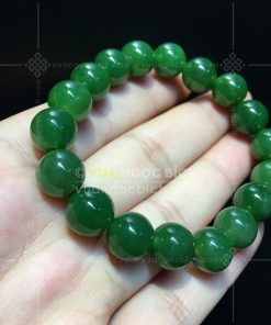 Vòng Tay Ngọc Bích Nephrite Jade 10mm VVIP (VNB-VT050-1) 23 Vòng Tay Ngọc Bích Nephrite Jade 10mm VVIP (VNB-VT050-1)