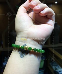 Vòng Tay Ngọc Bích Nephrite Jade 6mm VIP (VNB-VT043-2)
