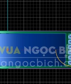 Lắc Cứng Vàng 18k Ngọc Bích Nephrite Jade (VNB-VT319) 40 Lắc Cứng Vàng 18k Ngọc Bích Nephrite Jade (VNB-VT319)