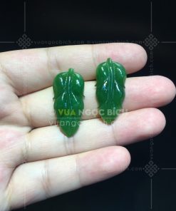 Mặt Dây Chiếc Lá Ngọc Bích (VNB-MD414)