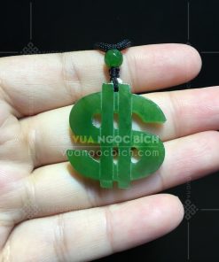 Mặt Dây Ngọc Bích Hình Dollar VIP (VNB-MD365)