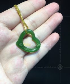 Mặt Dây Trái Tim Ngọc Bích(VNB-MD413)