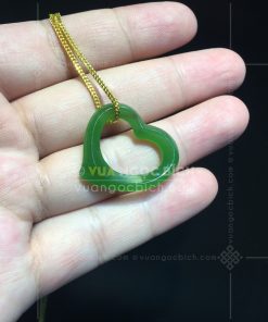 Mặt Dây Trái Tim Ngọc Bích(VNB-MD413)