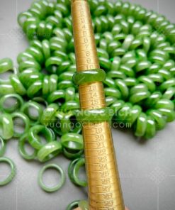 Nhẫn Bầu Ngọc Bích Nephrite Jade (VNB-NN030-3) 19 Nhẫn Bầu Ngọc Bích Nephrite Jade (VNB-NN030-3)