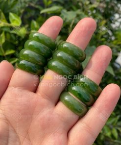 Nhẫn Bầu Ngọc Bích Nephrite Jade (VNB-NN030-3) 22 Nhẫn Bầu Ngọc Bích Nephrite Jade (VNB-NN030-3)