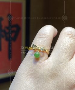 Mặt Dây Phật Bà Quan Âm Ngọc Bích VVIP (VNB-MD466)