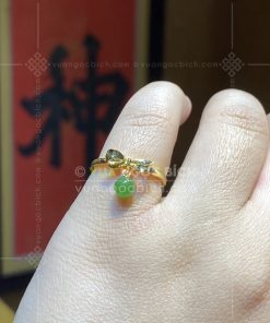 Mặt Dây Phật Bà Quan Âm Ngọc Bích VVIP (VNB-MD466)