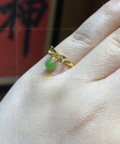 Mặt Dây Phật Bà Quan Âm Ngọc Bích VVIP (VNB-MD466)