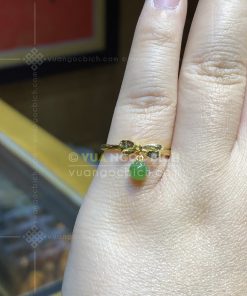 Mặt Dây Phật Bà Quan Âm Ngọc Bích VVIP (VNB-MD466)