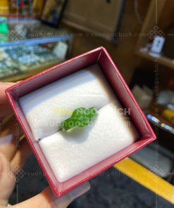 Nhẫn Càn Long Ngọc Bích Nephrite Jade Chạm Đồng Xu (VNB-NN001-5)