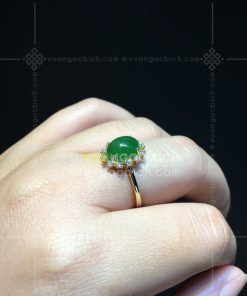 Nhẫn Ngọc Bích Nephite Jade (VNB-NN163)