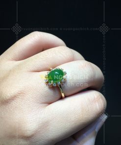 Nhẫn Ngọc Bích Nephite Jade (VNB-NN163)