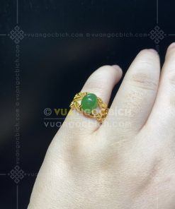 Nhẫn Ngọc Bích Nephrite Jade (VNB-NN182)