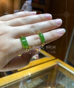 Nhẫn Ngọc Bích Nephrite Jade (VNB-NN189-2) 26 Nhẫn Ngọc Bích Nephrite Jade (VNB-NN189-2)