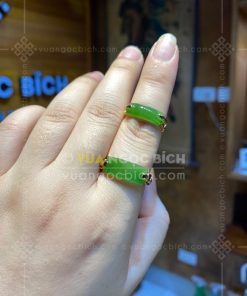 Nhẫn Ngọc Bích Nephrite Jade (VNB-NN189-2) 27 Nhẫn Ngọc Bích Nephrite Jade (VNB-NN189-2)