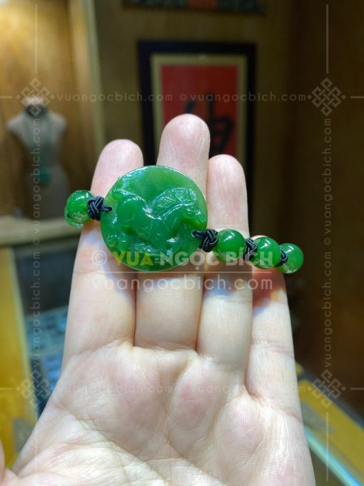 Vòng Tay Ngọc Bích Nephrite Jade (VNB-VT422-1)