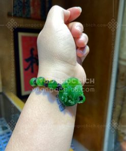Vòng Tay Ngọc Bích Nephrite Jade (VNB-VT422-1) 22 Vòng Tay Ngọc Bích Nephrite Jade (VNB-VT422-1)