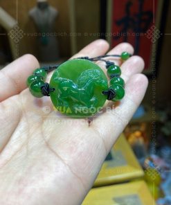 Vòng Tay Ngọc Bích Nephrite Jade (VNB-VT422-1) 23 Vòng Tay Ngọc Bích Nephrite Jade (VNB-VT422-1)