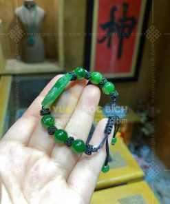 Vòng Tay Ngọc Bích Nephrite Jade (VNB-VT422-1) 24 Vòng Tay Ngọc Bích Nephrite Jade (VNB-VT422-1)