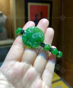 Vòng Tay Ngọc Bích Nephrite Jade (VNB-VT422-1) 25 Vòng Tay Ngọc Bích Nephrite Jade (VNB-VT422-1)