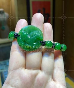 Vòng Tay Ngọc Bích Nephrite Jade (VNB-VT422-1) 26 Vòng Tay Ngọc Bích Nephrite Jade (VNB-VT422-1)