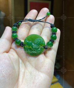 Vòng Tay Ngọc Bích Nephrite Jade (VNB-VT422-1) 27 Vòng Tay Ngọc Bích Nephrite Jade (VNB-VT422-1)