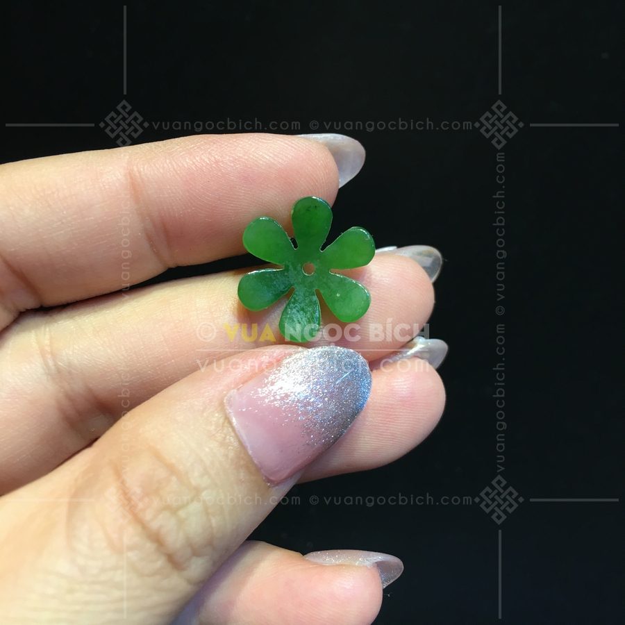 Mặt Dây Hoa 6 Cánh Ngọc Bích (VNB-MD474) 1