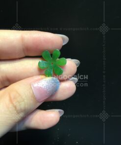 Mặt Dây Hoa 6 Cánh Ngọc Bích (VNB-MD474)