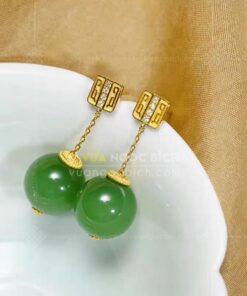 Bông Tai Ngọc Bích Bi 10mm (VNB-BT915)