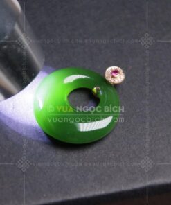 Mặt Dây Đồng Điếu Ngọc Bích (VNB-MD907)