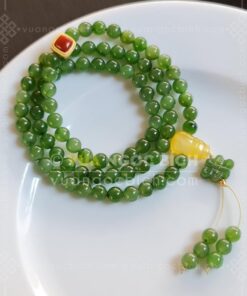 Vòng tay Ngọc Bích 6mm cuốn nhiều vòng 53