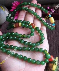 Vòng tay Ngọc Bích 6mm cuốn nhiều vòng 47