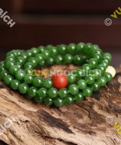 Vòng tay Ngọc Bích 6mm cuốn nhiều vòng 29