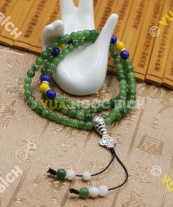 Vòng tay Ngọc Bích 6mm cuốn nhiều vòng 16