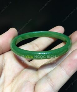 Vòng Tay Ngọc Bích Bản Liền Nga Size 50 (VNB-VT101) 18 Vòng Tay Ngọc Bích Bản Liền Nga Size 50 (VNB-VT101)