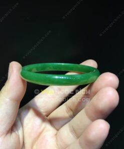 Vòng Tay Ngọc Bích Bản Liền Nga Size 50 (VNB-VT101) 15 Vòng Tay Ngọc Bích Bản Liền Nga Size 50 (VNB-VT101)