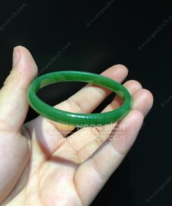 Vòng Tay Ngọc Bích Bản Liền Nga Size 50 (VNB-VT101)
