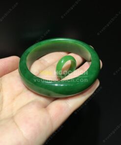 Vòng Tay Ngọc Bích Bản Liền VVIP NI 55 (VNB-VT087) 8